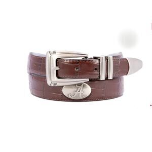 Zep-Pro Alabama Crimson Tide Men's Collegiate Croc Leather Belt Size 42